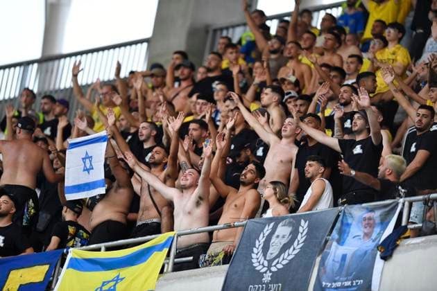 Bucharest, Football - Champions League Qualification- FCSB - Maccabi Tel Avivc FC - 23 IUL 2024 Action during the UEFA Champions League Qualifying Round game between FCSB and Maccabi Tel Aviv FC, on Steaua Stadium, in Bucharest, July 23, 2024. Alex Nicodim Imago Images Copyright: xAlexxNicodimx