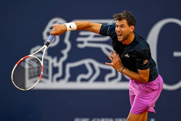 TENNIS - ATP, Tennis Herren Generali Open 2024 KITZBUEHEL,AUSTRIA,23.JUL.24 - TENNIS - ATP World Tour, Generali Open. Image shows Dominic Thiem (AUT).  GEPAxpictures xDanielxSchoenherr