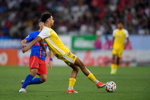 Bucharest, Football - Champions League Qualification- FCSB - Maccabi Tel Avivc FC - 23 IUL 2024 Action during the UEFA Champions League Qualifying Round game between FCSB and Maccabi Tel Aviv FC, on Steaua Stadium, in Bucharest, July 23, 2024. Alex Nicodim Imago Images Copyright: xAlexxNicodimx