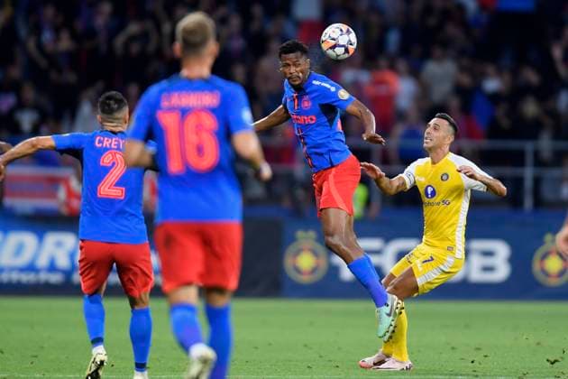 Bucharest, Football - Champions League Qualification- FCSB - Maccabi Tel Avivc FC - 23 IUL 2024 Action during the UEFA Champions League Qualifying Round game between FCSB and Maccabi Tel Aviv FC, on Steaua Stadium, in Bucharest, July 23, 2024. Alex Nicodim Imago Images Copyright: xAlexxNicodimx