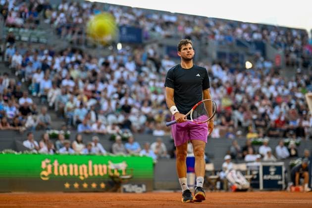 TENNIS - ATP, Tennis Herren Generali Open 2024 KITZBUEHEL,AUSTRIA,23.JUL.24 - TENNIS - ATP World Tour, Generali Open. Image shows Dominic Thiem (AUT).  GEPAxpictures xDanielxSchoenherr