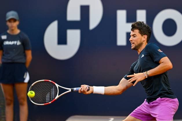 TENNIS - ATP, Tennis Herren Generali Open 2024 KITZBUEHEL,AUSTRIA,23.JUL.24 - TENNIS - ATP World Tour, Generali Open. Image shows Dominic Thiem (AUT).  GEPAxpictures xDanielxSchoenherr