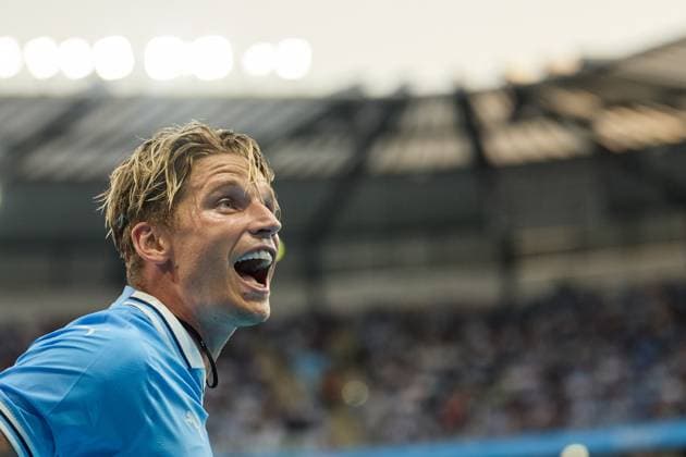 MALMÖ, SWEDEN 20240723 Malmös Jens Stryger Larsen during Tuesdays Champions League qualifier in football between Malmö FF and KÃ Klaksvik at Eleda Stadium MALMÖ SWEDEN Football,KÃ Klaksvik,Malmö FF x11830x  Copyright: xAndersxBjurö TTx CL-KVAL MALMÖ-KLAKSVIK