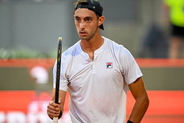 TENNIS - ATP, Tennis Herren Generali Open 2024 KITZBUEHEL,AUSTRIA,23.JUL.24 - TENNIS - ATP World Tour, Generali Open. Image shows the rejoicing of Thiago Agustin Tirante (ARG).  GEPAxpictures xDanielxSchoenherr