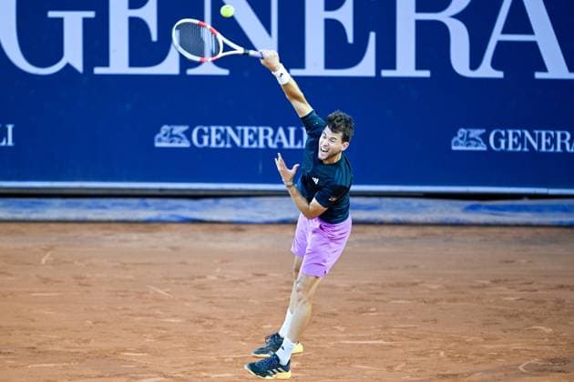 TENNIS - ATP, Tennis Herren Generali Open 2024 KITZBUEHEL,AUSTRIA,23.JUL.24 - TENNIS - ATP World Tour, Generali Open. Image shows Dominic Thiem (AUT).  GEPAxpictures xDanielxSchoenherr