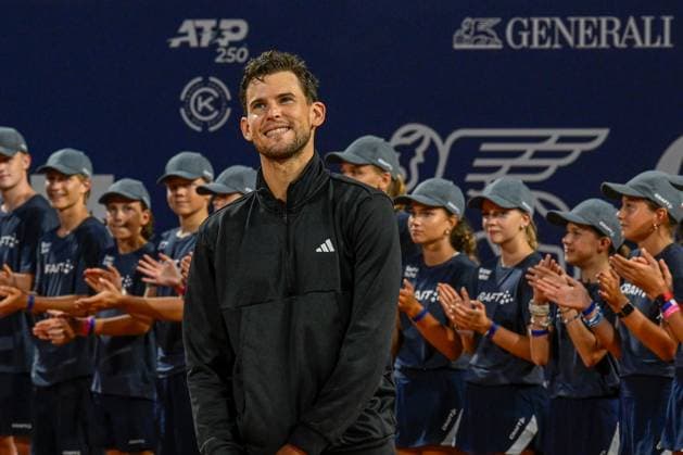 TENNIS - ATP, Tennis Herren Generali Open 2024 KITZBUEHEL,AUSTRIA,23.JUL.24 - TENNIS - ATP World Tour, Generali Open. Image shows Dominic Thiem (AUT).  GEPAxpictures xDanielxSchoenherr