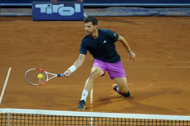 Generali Open ATP 250 2024 Kitzbühel, 23 07 2024 Dominic Thiem AUT, Austria Generali Open 2024, ATP 250, Sportpark Kitzbühel on 23 07 2024, Kitzbühel Copyright: xBEAUTIFULxSPORTSx Pajonkx
