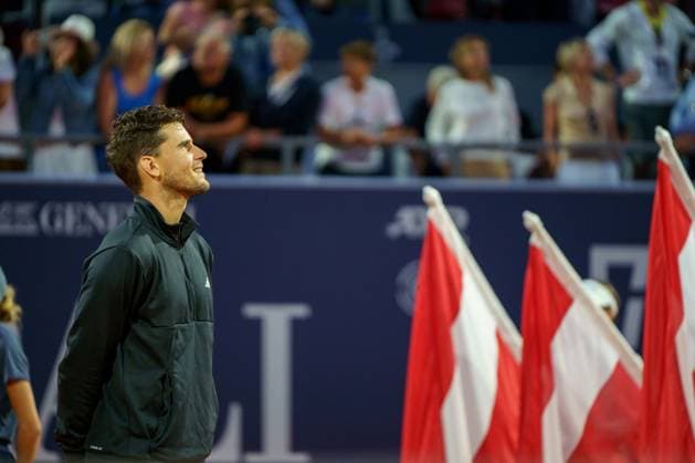 Generali Open ATP 250 2024 Kitzbühel, 23 07 2024 Dominic Thiem AUT, Austria looks back on some moments of his career Generali Open 2024, ATP 250, Sportpark Kitzbühel on 23 07 2024, Kitzbühel Copyright: xBEAUTIFULxSPORTSx Pajonkx
