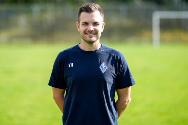 Yannick Heck Team Manager SV Waldhof Mannheim 3 Liga, portrait date 2024 2025 xozx
