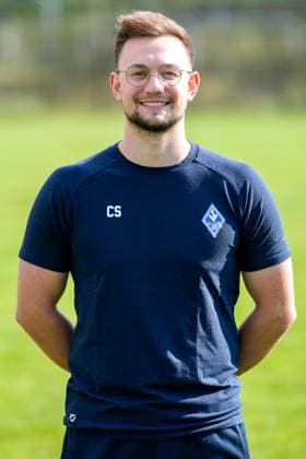 Cedric Schmidt Physiotherapist SV Waldhof Mannheim 3 Liga, portrait date 2024 2025 xozx
