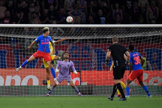 Bucharest, Football - Champions League Qualification- FCSB - Maccabi Tel Avivc FC - 23 IUL 2024 in action during the UEFA Champions League Qualifying Round game between FCSB and Maccabi Tel Aviv FC, on Steaua Stadium, in Bucharest, July 23, 2024. Alex Nicodim Imago Images Copyright: xAlexxNicodimx