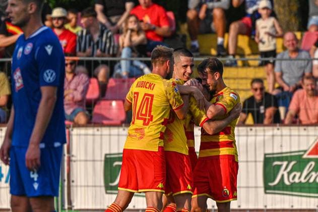 2024.07.23 Poniewiez Pilka nozna, UEFA Liga Mistrzow, sezon 2024 2025 FK Panevezys - Jagiellonia Bialystok N z Pilkarze Jagiellonii, radosc po bramce na 0-4, gol, bramka Foto Paulius Zidonis PressFocus 2024.07.23 Poniewiez Football, UEFA Champions League, 2024 25 season FK Panevezys - Jagiellonia Bialystok Pilkarze Jagiellonii, radosc po bramce na 0-4, gol, bramka Credit: Paulius Zidonis PressFocus NEWSPIX.PL --- Newspix.pl  20240723PF_ZZI_52366
