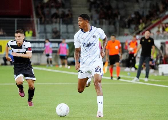 Anton Geisser 23 07 2024 Thun Switzerland Soccer Men 2024 2025 Qualification UEFA Champions League FC Lugano Fenerbahce SK Istanbul Picture Jayden Oosterwolde Fenerbahce SK Single Image Action