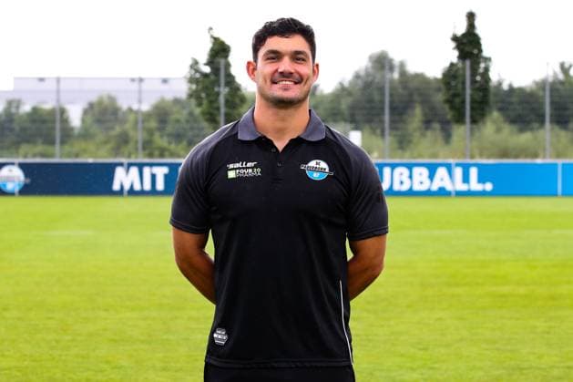 Athletic trainer Ruben Solis, SC Paderborn 2 Football Bundesliga portrait appointment 2 BL 2024 2025 official photo appointment SC Paderborn in the training and youth performance center portrait, portrait, single image, Germany, football, men, GER, 23 07 2024 Christian Schroedter
