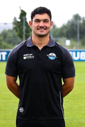 Athletic trainer Ruben Solis, SC Paderborn 2 Football Bundesliga portrait appointment 2 BL 2024 2025 official photo appointment SC Paderborn in the training and youth performance center portrait, portrait, single image, Germany, football, men, GER, 23 07 2024 Christian Schroedter