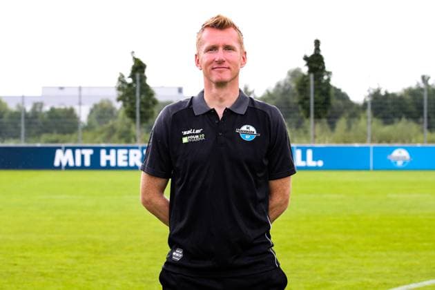 Goalkeeper coach Nico Burchert, SC Paderborn 2 Football Bundesliga portrait appointment 2 BL 2024 2025 official photo appointment SC Paderborn in the training and youth performance center portrait, portrait, single image, Germany, football, men, GER, 23 07 2024 Christian Schroedter