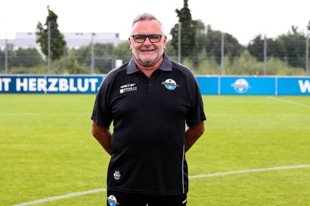 Coach Michael Heppner, SC Paderborn 2 Football Bundesliga portrait appointment 2 BL 2024 2025 official photo appointment SC Paderborn in the training and youth performance center portrait, portrait, single image, Germany, football, men, GER, 23 07 2024 Christian Schroedter