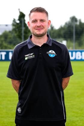 Physiotherapist Jakob Haunerland, SC Paderborn 2 Football Bundesliga portrait appointment 2 BL 2024 2025 official photo appointment SC Paderborn in the training and youth performance center portrait, portrait, single image, Germany, football, men, GER, 23 07 2024 Christian Schroedter