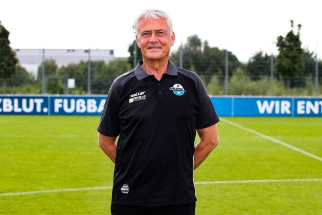 Team doctor Dr Hans Walter Hemmen, SC Paderborn 2 Football Bundesliga portrait appointment 2 BL 2024 2025 official photo appointment SC Paderborn in the training and youth performance center portrait, portrait, single image, Germany, football, men, GER, 23 07 2024 Christian Schroedter