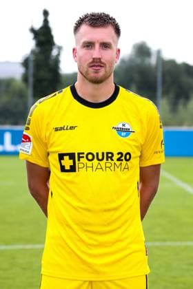 Goalkeeper Pelle Boevnik, SC Paderborn 2 Football Bundesliga portrait appointment 2 BL 2024 2025 official photo appointment SC Paderborn in the training and youth performance center portrait, portrait, single image, Germany, football, men, GER, 23 07 2024 Christian Schroedter