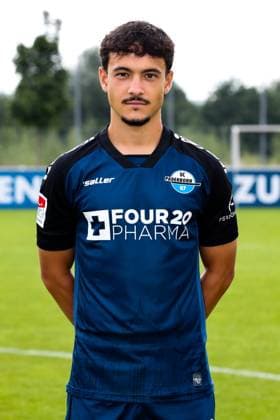 Mika Baur, SC Paderborn 2 Football Bundesliga portrait appointment 2 BL 2024 2025 official photo appointment SC Paderborn in the training and youth performance center portrait, portrait, single image, Germany, football, men, GER, 23 07 2024 Christian Schroedter