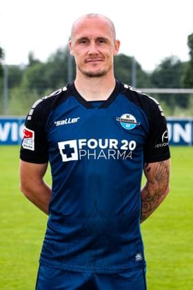 Sven Michel, SC Paderborn 2 Football Bundesliga portrait appointment 2 BL 2024 2025 official photo appointment SC Paderborn in the training and youth performance center portrait, portrait, single picture, Germany, football, men, GER, 23 07 2024 Christian Schroedter