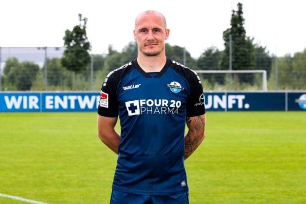 Sven Michel, SC Paderborn 2 Football Bundesliga portrait appointment 2 BL 2024 2025 official photo appointment SC Paderborn in the training and youth performance center portrait, portrait, single picture, Germany, football, men, GER, 23 07 2024 Christian Schroedter