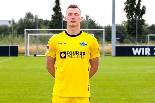 Goalkeeper Markus Schubert, SC Paderborn 2 Football Bundesliga portrait appointment 2 BL 2024 2025 official photo appointment SC Paderborn in the training and youth performance center portrait, portrait, single image, Germany, football, men, GER, 23 07 2024 Christian Schroedter