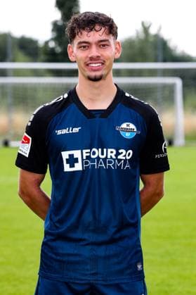 Aaron Zehnter, SC Paderborn 2 Football Bundesliga portrait appointment 2 BL 2024 2025 official photo appointment SC Paderborn in the training and youth performance center portrait, portrait, single image, Germany, football, men, GER, 23 07 2024 Christian Schroedter
