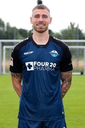 Felix Platte, SC Paderborn 2 Football Bundesliga portrait appointment 2 BL 2024 2025 official photo appointment SC Paderborn in the training and youth performance center portrait, portrait, single image, Germany, football, men, GER, 23 07 2024 Christian Schroedter