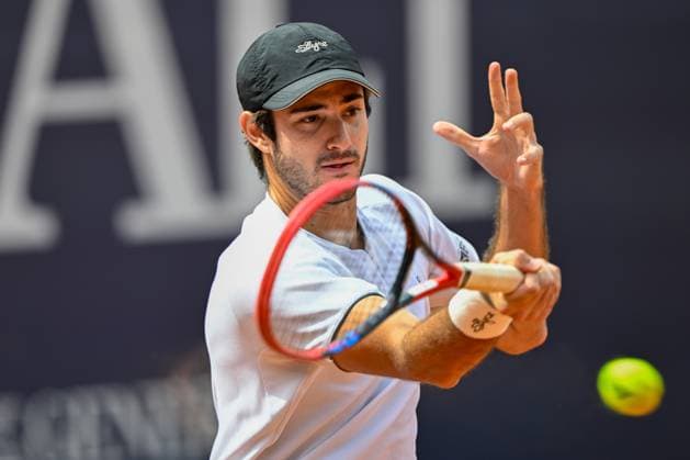 TENNIS - ATP, Tennis Herren Generali Open 2024 KITZBUEHEL,AUSTRIA,24.JUL.24 - TENNIS - ATP World Tour, Generali Open. Image shows Gustavo Heide (BRA).  GEPAxpictures xDanielxSchoenherr