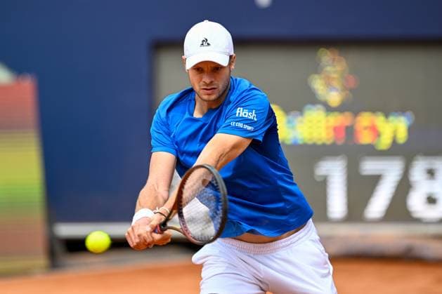 TENNIS - ATP, Tennis Herren Generali Open 2024 KITZBUEHEL,AUSTRIA,24.JUL.24 - TENNIS - ATP World Tour, Generali Open. Image shows Yannick Hanfmann (GER).  GEPAxpictures xDanielxSchoenherr