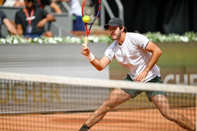 TENNIS - ATP, Tennis Herren Generali Open 2024 KITZBUEHEL,AUSTRIA,24.JUL.24 - TENNIS - ATP World Tour, Generali Open. Image shows Gustavo Heide (BRA).  GEPAxpictures xDanielxSchoenherr