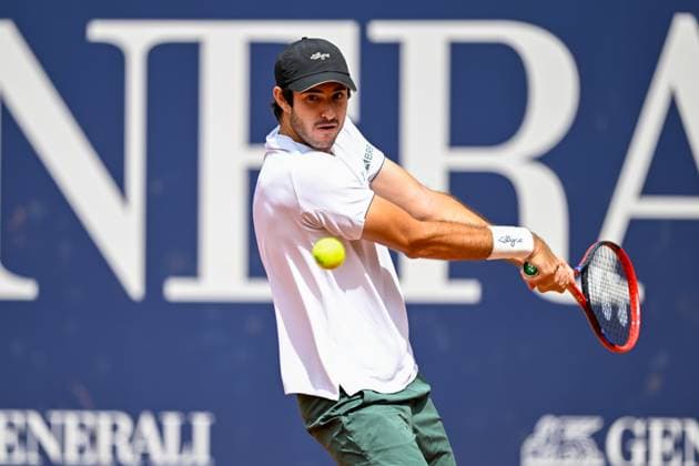 TENNIS - ATP, Tennis Herren Generali Open 2024 KITZBUEHEL,AUSTRIA,24.JUL.24 - TENNIS - ATP World Tour, Generali Open. Image shows Gustavo Heide (BRA).  GEPAxpictures xDanielxSchoenherr