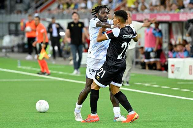 Bright Osayi Samuel, FB, re Yanis Cimignani, FCL, FC Lugano Fenerbahce SK, Qualification Champions League, Football, 23 07 2024