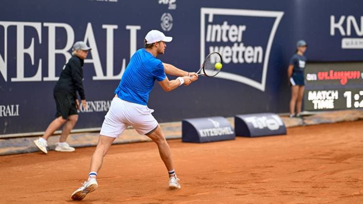 TENNIS - ATP, Tennis Herren Generali Open 2024 KITZBUEHEL,AUSTRIA,24.JUL.24 - TENNIS - ATP World Tour, Generali Open. Image shows Yannick Hanfmann (GER).  GEPAxpictures xDanielxSchoenherr