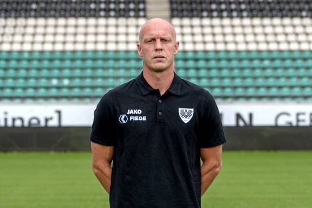 Goalkeeping coach Andre Poggenborg SC Preußen Münster 2 Bundesliga, portrait date 2024 2025 Copyright: xKirchner-Media THx