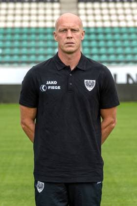 Goalkeeping coach Andre Poggenborg SC Preußen Münster 2 Bundesliga, portrait date 2024 2025 Copyright: xKirchner-Media THx