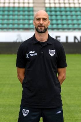 Physiotherapist Tobias Gienger SC Preußen Münster 2 Bundesliga, portrait appointment 2024 2025 Copyright: xKirchner-Media THx
