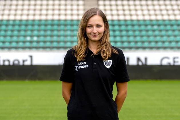 Physiotherapist Kira Loose SC Preußen Münster 2 Bundesliga, portrait appointment 2024 2025 Copyright: xKirchner-Media THx