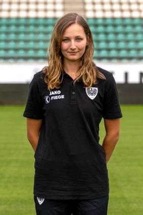 Physiotherapist Kira Loose SC Preußen Münster 2 Bundesliga, portrait appointment 2024 2025 Copyright: xKirchner-Media THx