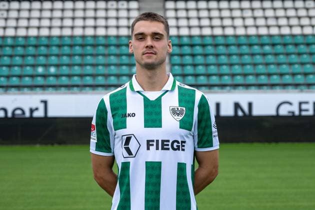 Thomas Kok SC Preußen Münster 2 Bundesliga, portrait date 2024 2025 Copyright: xKirchner-Media THx