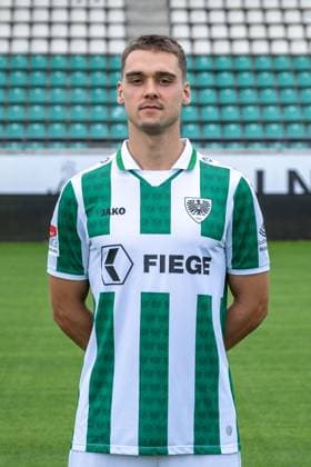 Thomas Kok SC Preußen Münster 2 Bundesliga, portrait date 2024 2025 Copyright: xKirchner-Media THx