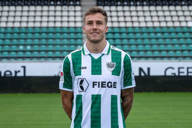 Joel Grodowski SC Preußen Münster 2 Bundesliga, portrait date 2024 2025 Copyright: xKirchner-Media THx