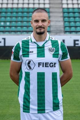 Sebastian Mrowca SC Preußen Münster 2 Bundesliga, portrait date 2024 2025 Copyright: xKirchner-Media THx
