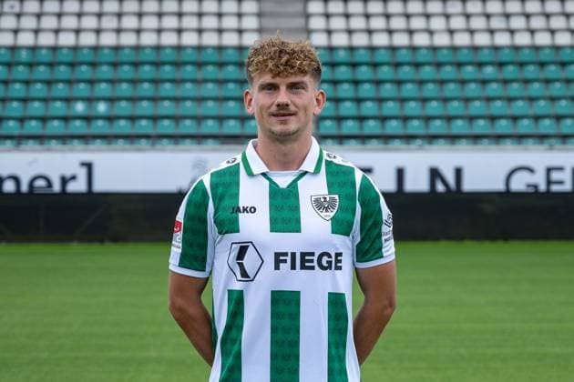 Thorben Deters SC Preußen Münster 2 Bundesliga, portrait date 2024 2025 Copyright: xKirchner-Media THx