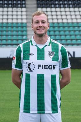 Simon Scherder SC Preußen Münster 2 Bundesliga, portrait date 2024 2025 Copyright: xKirchner-Media THx