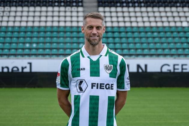 Marc Lorenz SC Preußen Münster 2 Bundesliga, portrait date 2024 2025 Copyright: xKirchner-Media THx