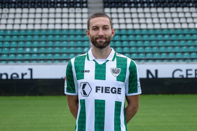 Rico Preißinger SC Preußen Münster 2 Bundesliga, portrait date 2024 2025 Copyright: xKirchner-Media THx