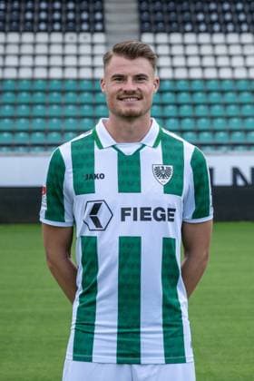 Niko Koulis SC Preußen Münster 2 Bundesliga, portrait date 2024 2025 Copyright: xKirchner-Media THx